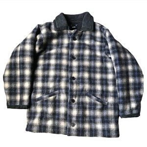 Patagonia Original Troler Loden Plaid Sherpa Coat/Jacket